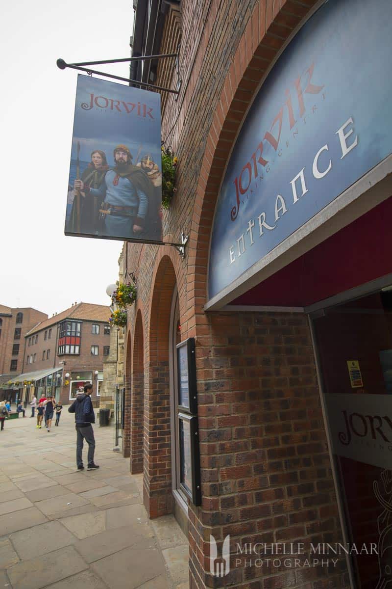 The outside of the Jorvik Musuem, one of the best things to do in York 