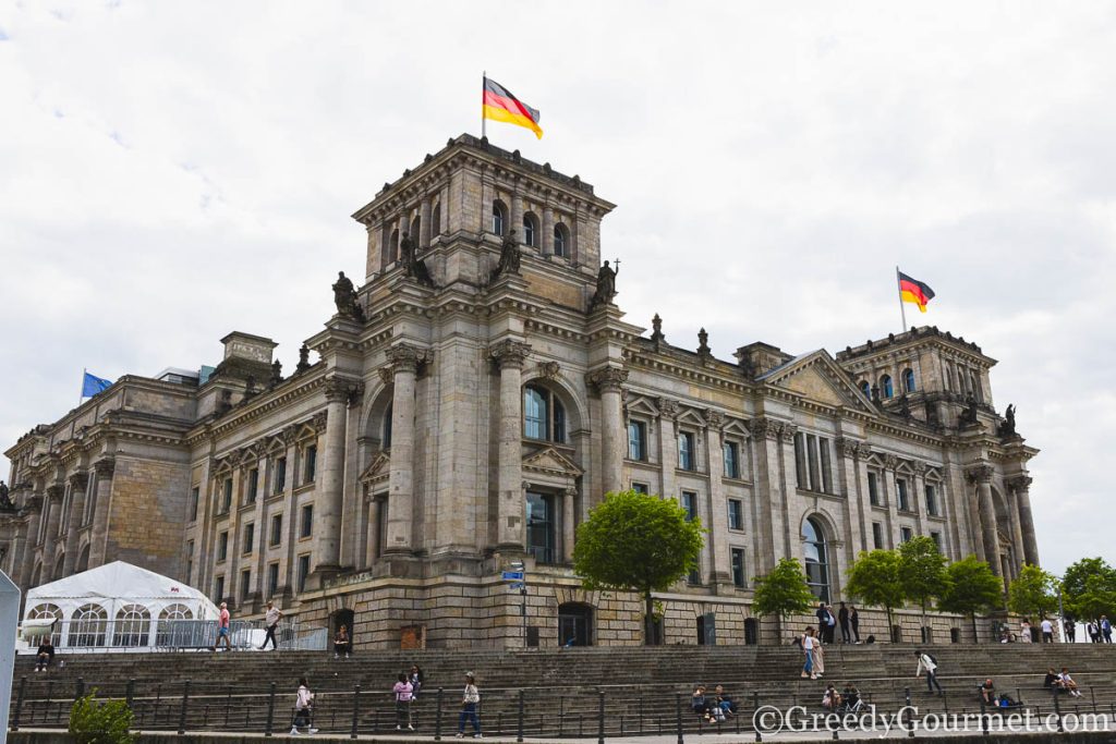 Reichstag building.