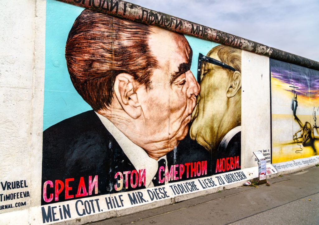 The Berlin wall.