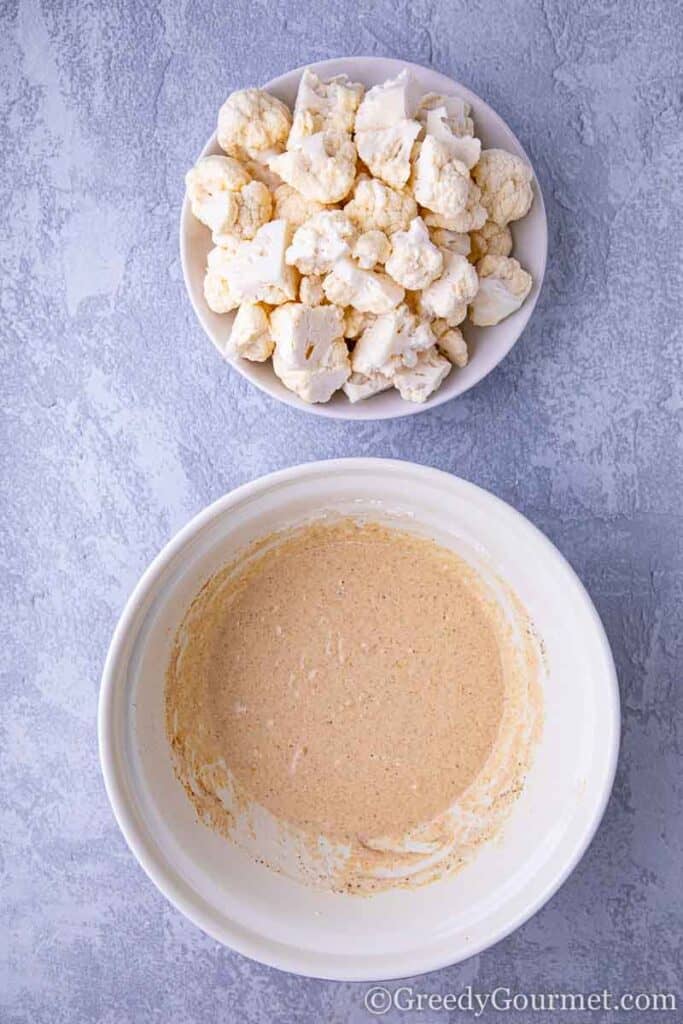 Cauliflower batter