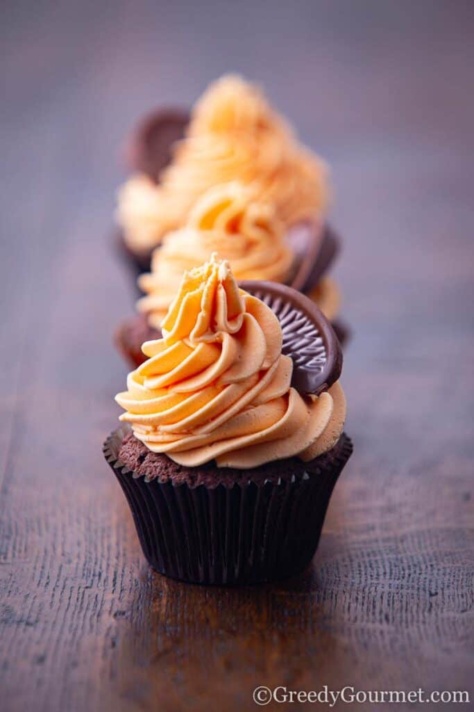 Chocolate orange cupcakes