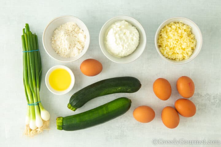 ingredients for egg bake.