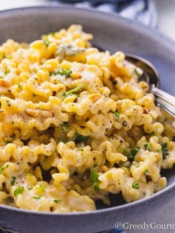 gorgonzola pasta.