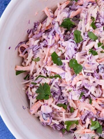 Fresh bowl of a barbeque salad