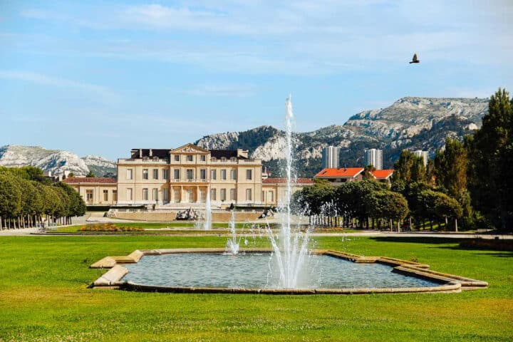 Borely park in Marseille, France.