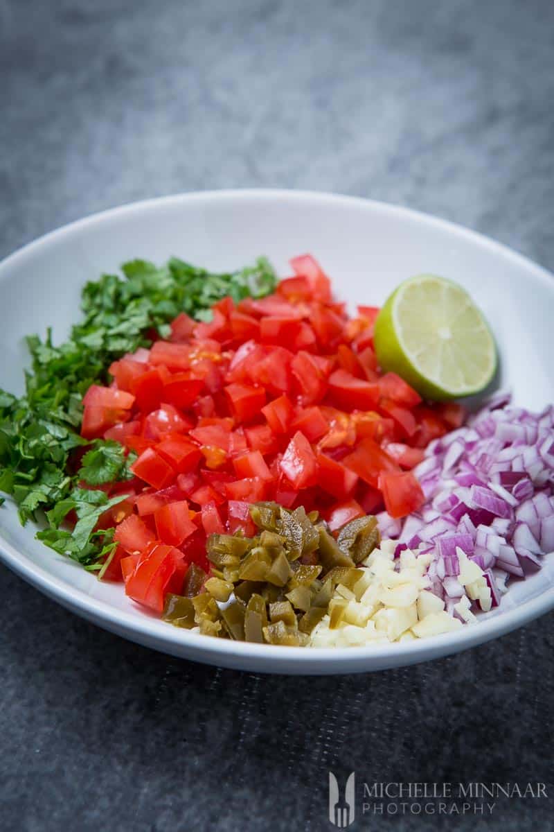 Iingredients Pico de Gallo