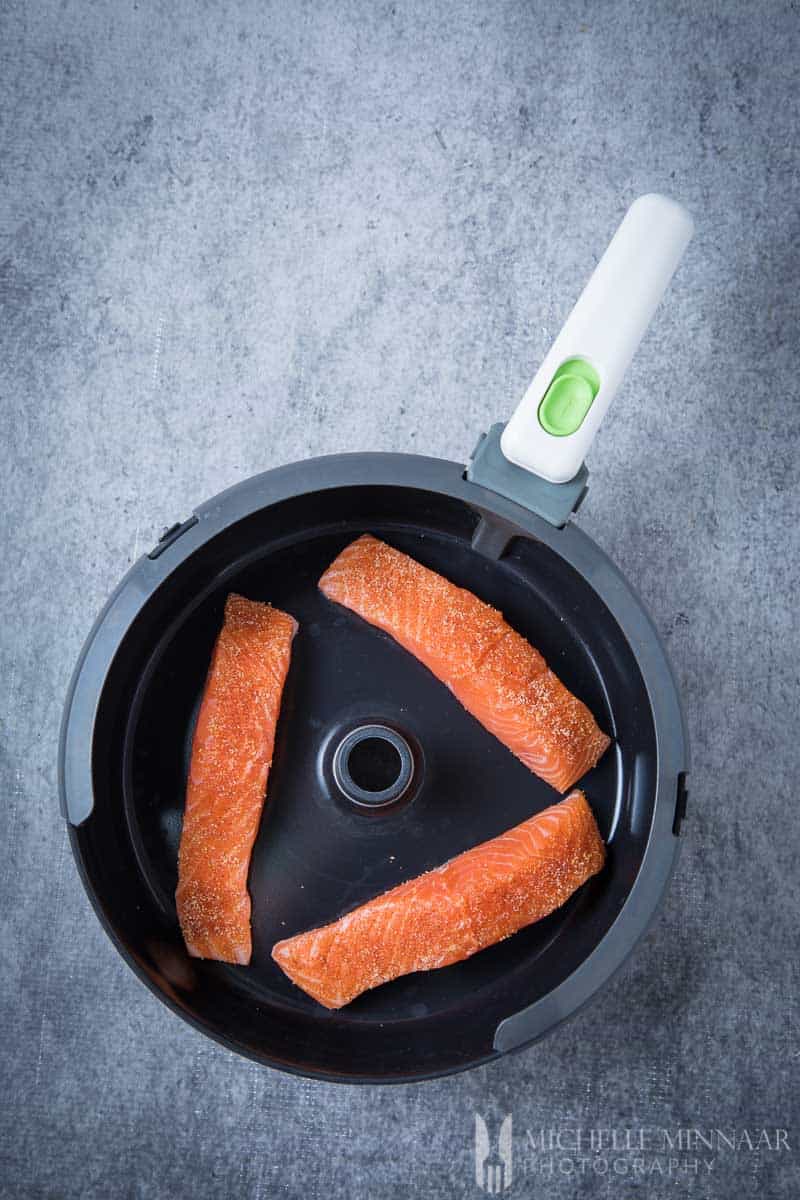 Container Salmon Airfryer 