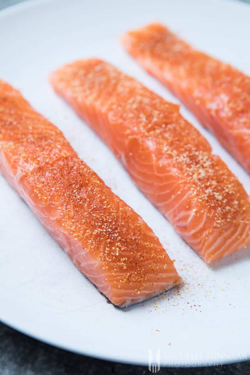 Salmon Fillets Spiced 