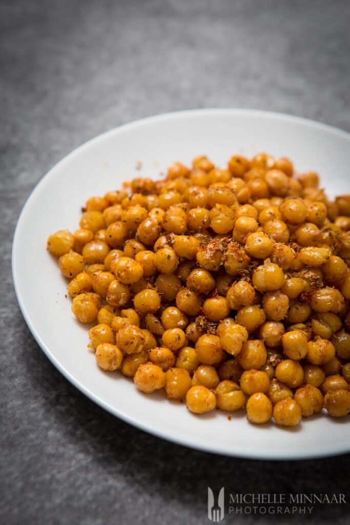 Spicy Roasted Chickpeas