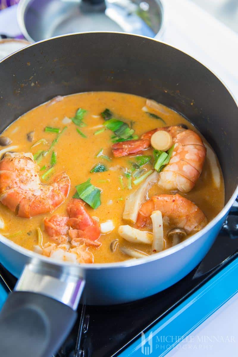 Coconut Soup Thai Prawn 