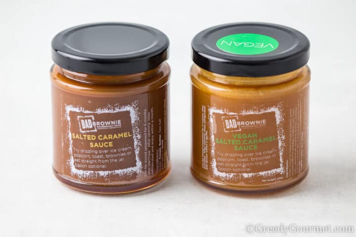 Salted caramel sauces